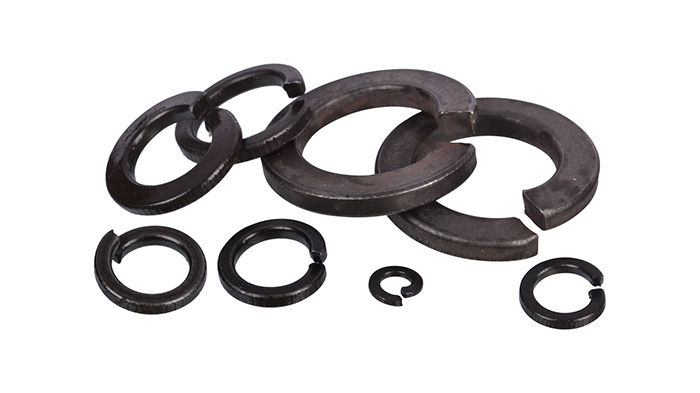 black spring steel washers